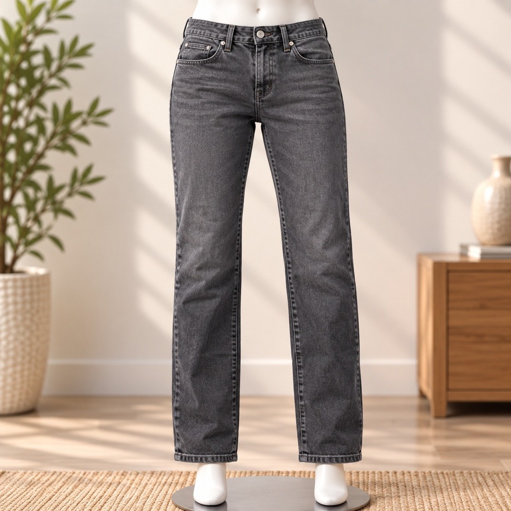 Denizen from Levi's Jegging Womens Size 26 Black Faded Denim Slim Fit Pants